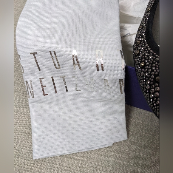 NIB, Stuart Weitzman Nubeads, Suede flats, Size 8M - Picture 14 of 14